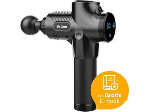 ExCorn Massage Gun - Klop en Vibratiemassage - Massage Gun, Huis en Inrichting, Woonaccessoires | Overige, Nieuw, Verzenden