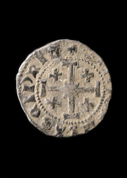 Middeleeuwen, kruisvaardersperiode Billon Geslagen munt, Antiek en Kunst, Antiek | Overige Antiek