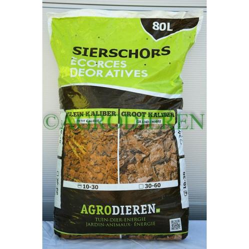 Ecorce de pin - ecorce decorative jardin 10-30 - 80l/ sac -, Jardin & Terrasse, Jardin & Terrasse Autre, Neuf