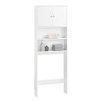 2dekans | SoBuy BZR165-W Wasmachinemeubel – Wit – 65x20x182, Huis en Inrichting, Ophalen of Verzenden, Nieuw