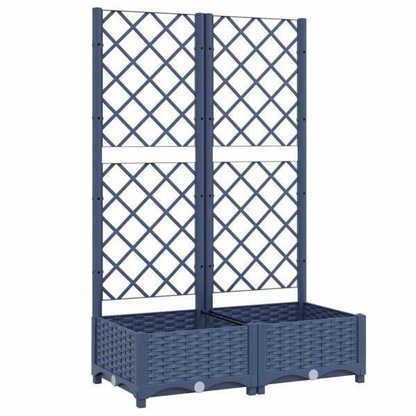 Plantenbak Donkergrijs - OP = OP - Voor kleine tuintjes!, Tuin en Terras, Bloembakken en Plantenbakken, 60 cm of meer, 60 tot 100 cm