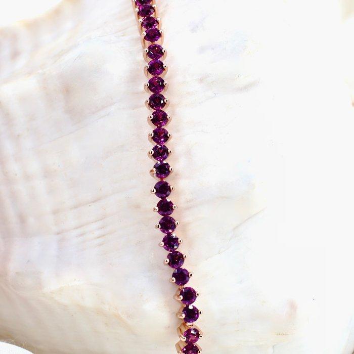 Zonder Minimumprijs - Armband Verguld, Zilver Granaat - 18K, Handtassen en Accessoires, Armbanden