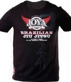 Joya Brazilian Jiu Jitsu T-Shirt Katoen Zwart, Vechtsport, Verzenden