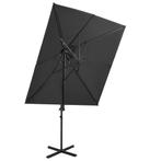 vidaXL Zweefparasol met dubbel dak 250x250 cm, Tuin en Terras, Parasols, Verzenden, Nieuw