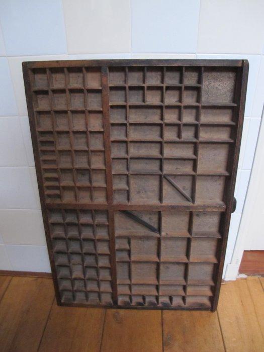 Blocs dimpression - Machine à imprimer en bois originale, Antiquités & Art, Antiquités | Assiettes décoratives & Carrelages