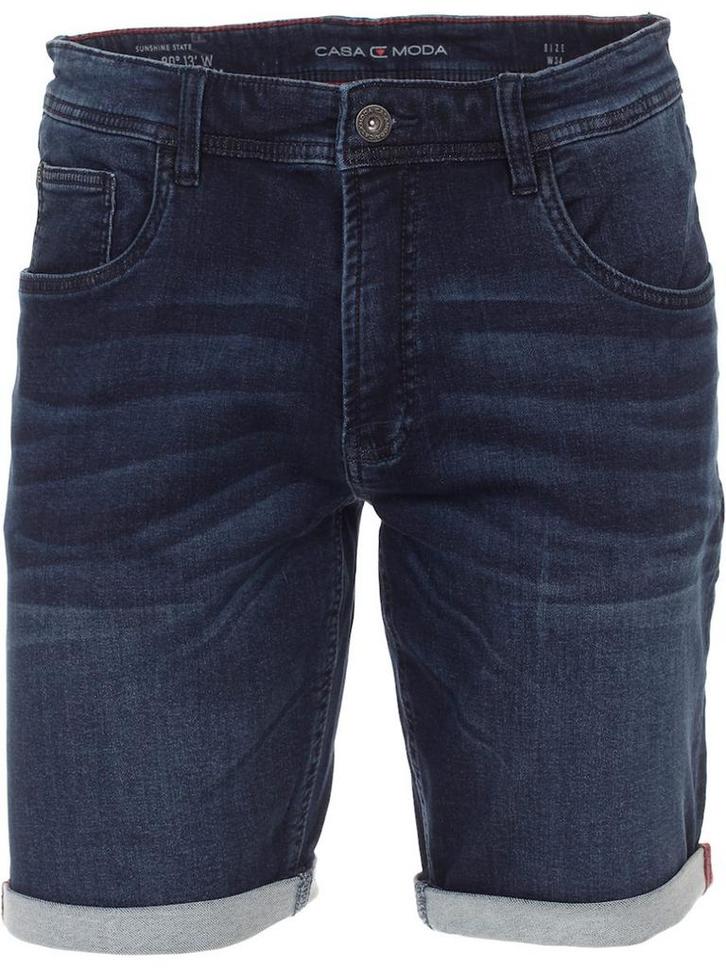 Casa Moda Korte Broek Met Stretch 534011500-146 Donkerblauw, Kleding | Heren, Broeken en Pantalons, Verzenden