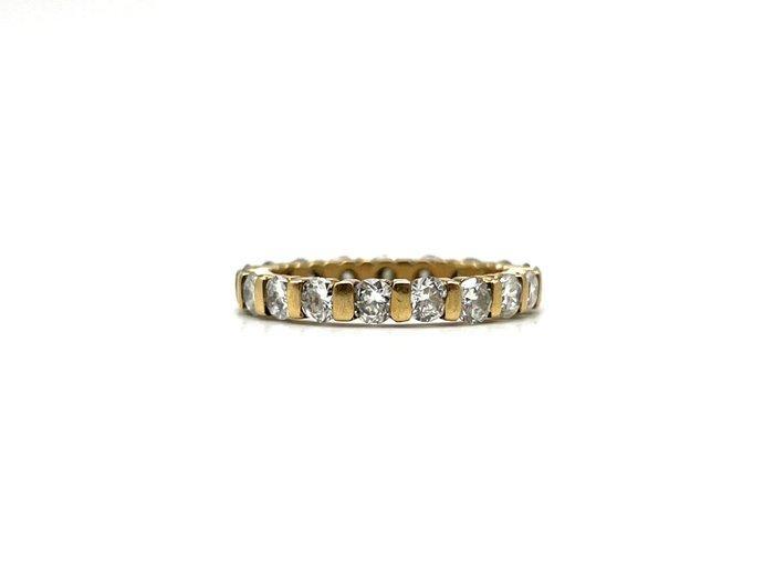 Ring - 18 karaat Geel goud - 1.33ct. tw. Diamant, Bijoux, Sacs & Beauté, Bagues