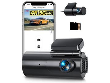 Veiling - GKU Dash Cam Auto 4K 2.5K dubbele wifi-camera beschikbaar voor biedingen