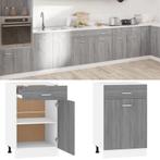 vidaXL Onderkast met lade Lyon 50x46x81,5 cm bewerkt hout, Huis en Inrichting, Kasten | Overige, Verzenden, Nieuw