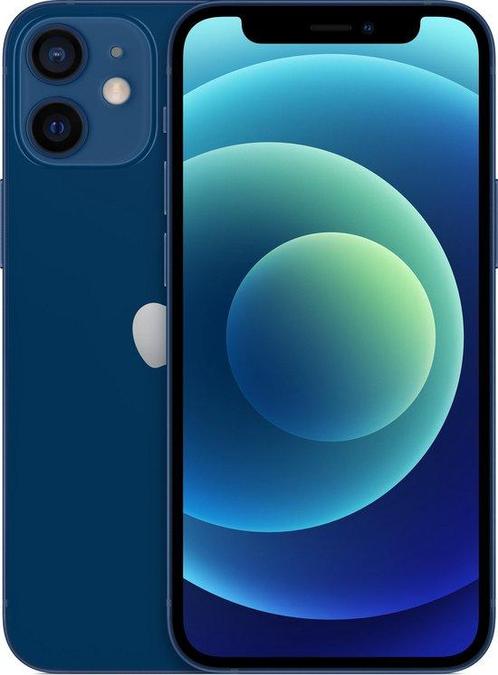 nieuwstaat Apple iPhone 12 mini 128GB blauw 5,4 + 12, Telecommunicatie, Mobiele telefoons | Apple iPhone, Zo goed als nieuw, Ophalen of Verzenden