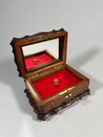 Sieradendoos - Tulpenboomhout, Palissander, Thuya, Antiek en Kunst