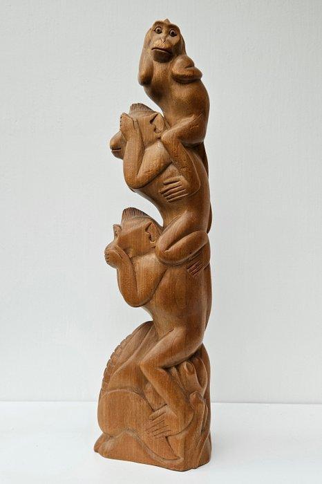 Balinees houtsnijwerk - Indonesië (Zonder minimumprijs), Antiek en Kunst, Kunst | Niet-Westerse kunst