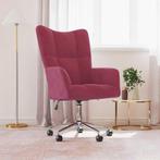 vidaXL Chaise de relaxation Rouge bordeaux Velours, Verzenden, Neuf