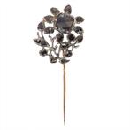 Bijou broche - 18 carats Or rose, Argent Diamant (Naturelle), Bijoux, Sacs & Beauté, Bijoux anciens
