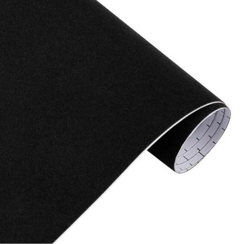 Alcantara-Look Interieur wrap | Zwart | Breedte 152CM | Leng, Auto diversen, Tuning en Styling, Verzenden