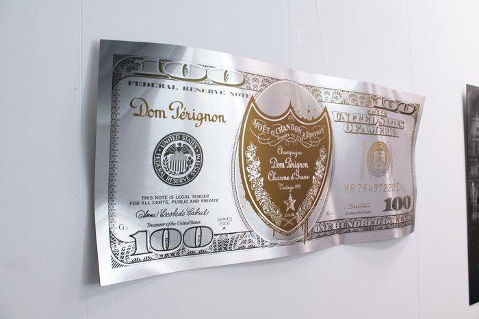 Suketchi - Dom Perignon Money Crumple, Antiek en Kunst, Kunst | Designobjecten