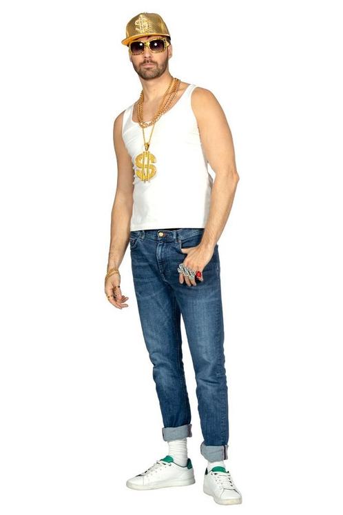 Witte Tanktop Heren, Kleding | Heren, Carnavalskleding en Feestkleding, Nieuw, Verzenden