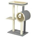 TRUUSK Krabpaal 104 cm - Kattenboom met Kattenhol - Kattenkr, Verzenden, Nieuw