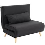 Relaxstoel - Luxe en modern - Slaapfunctie - Zwart, Huis en Inrichting, Ophalen of Verzenden, Nieuw, Zwart
