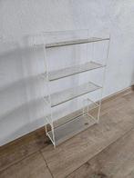 Wandrek - Metaal - wandmeubel van geperforeerd geëmailleerd