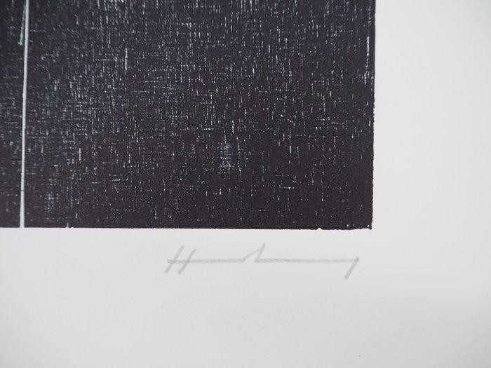 Hans Hartung (1904-1989) - Composition en noir et blanc :, Antiek en Kunst, Antiek | Overige Antiek