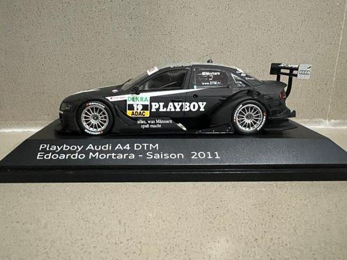 Spark 1:43 - Voiture miniature - Playboy Audi A4 DTM Edoardo, Hobby en Vrije tijd, Modelauto's | 1:5 tot 1:12