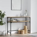 vidaXL Wandtafel 100x35,5x75 cm bewerkt hout sonoma, Huis en Inrichting, Tafels | Bijzettafels, Verzenden, Nieuw