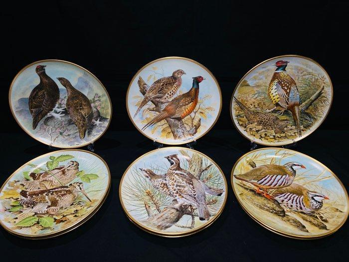 Haviland & Co. Limoges - Basil Ede - Bord (12) - Gamebirds, Antiek en Kunst, Antiek | Glaswerk en Kristal