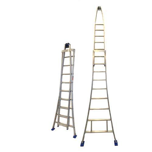 Solide 2-delige ruitenwasserladder 2×9 sporten, Doe-het-zelf en Bouw, Ladders en Trappen, 2 tot 4 meter, Opvouwbaar of Inschuifbaar