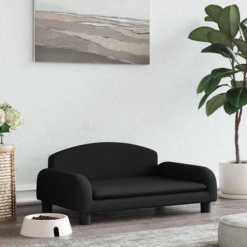 vidaXL Hondenmand 70x45x30 cm stof zwart, Dieren en Toebehoren, Honden-accessoires, Nieuw, Verzenden