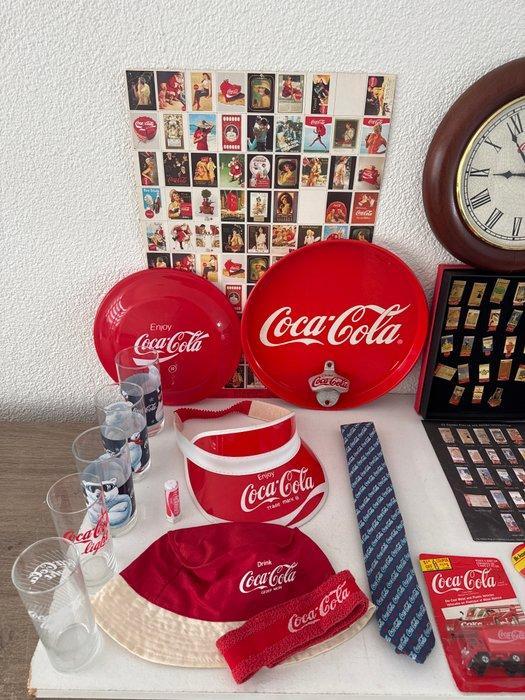 Coca-Cola - Panneau (60) - Étain, Papier, Plastique, Antiek en Kunst, Antiek | Speelgoed