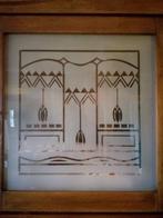 Italla - Credenza - Hout, Marmer, Opaline glas