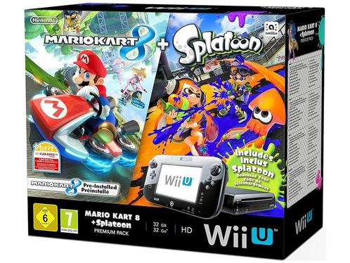 Nintendo Wii U Starter Pack - Mario Kart 8 en Splatoon, Games en Spelcomputers, Spelcomputers | Nintendo Wii U, Verzenden
