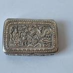 Doos - .900 zilver - draak & vogels