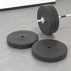 vidaXL Halterschijven 2 stuks 30 kg beton, Sport en Fitness, Fitnessmaterialen, Verzenden, Nieuw