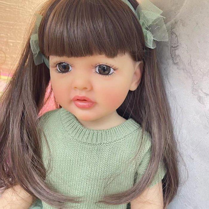 Reborn Doll - Speelgoed Chinese cute long hair doll -, Antiek en Kunst, Antiek | Speelgoed