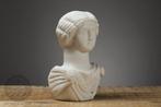 Replica van een oude Romein Marmer Marmeren buste van een, Antiek en Kunst