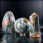 Vuur van de aarde – Elegante polychroom Jaspis-set bestaande