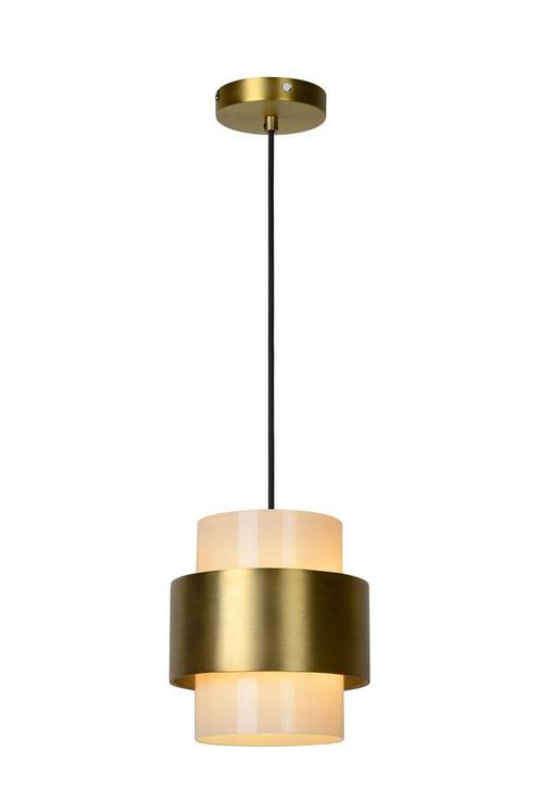 Hanglamp Lucide FIRMIN -  - Ø 20 cm - 1xE27 - Mat, Maison & Meubles, Lampes | Suspensions, Envoi