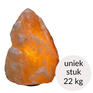 Himalaya Zoutlamp roze kleur, 22 kg – uniek stuk (incl. beschikbaar voor biedingen