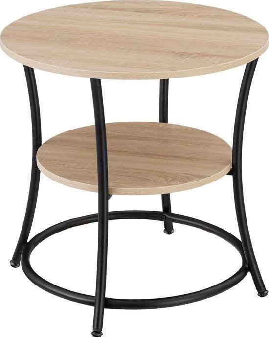 2dekans | tectake - Bijzettafel Saint Louis industrieel, Huis en Inrichting, Tafels | Salontafels, Ophalen of Verzenden