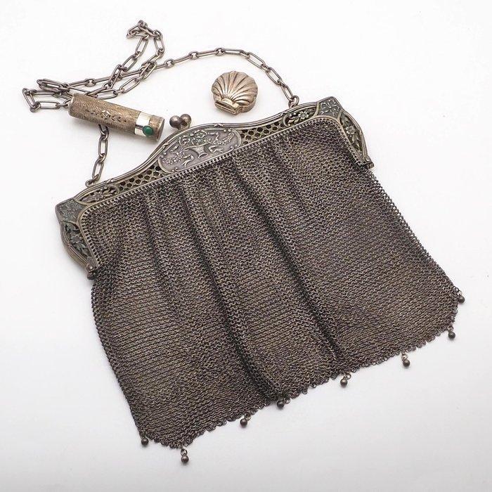 Porta Rossetto, Portapastiglie - argento Art Nouveau -, Antiek en Kunst, Kunst | Designobjecten