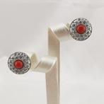 Koraal - Zilver - Oorbellen - Italiaans ambacht, Verzamelen