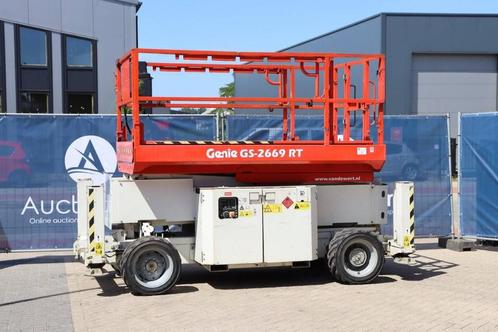 Veiling: Schaarlift Genie GS-2669 RT Diesel 2012, Zakelijke goederen, Machines en Bouw | Liften, Steigers en Ladders, Ophalen