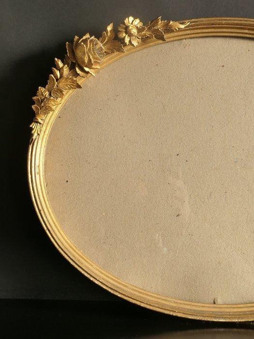 Lijst- Goudgeel op de bladzijde - Hout en stucwerk - Stijl, Antiek en Kunst, Antiek | Overige Antiek