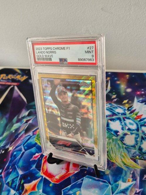 2023 Topps 2023 TOPPS CHROME F1 Lando Norris Gold /50 #27, Verzamelen, Stickers