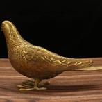 sculptuur, Happiness for pigeons - 14 cm - Brons, Metaal, Antiek en Kunst