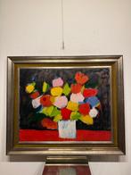 Italiaanse school (XX) - Vaso di fiori - XL format, Antiek en Kunst