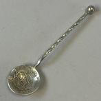 Lepel - Antiek - Zilveren lepel met munt - Kanton Bern -, Antiek en Kunst