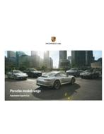 2019 PORSCHE PROGRAMMA BROCHURE ENGELS, Nieuw